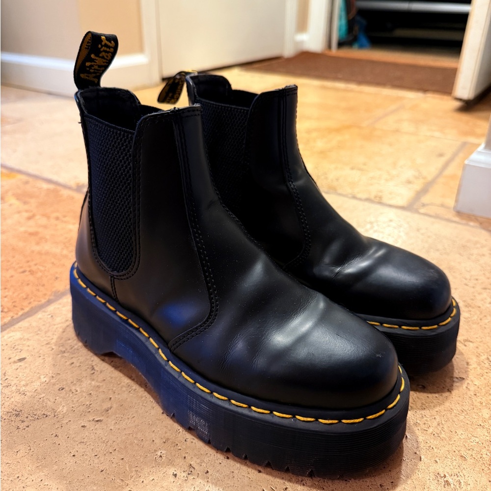 Dr. Martens Black Platform Boots